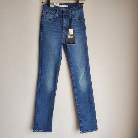 Levi's 724 High Rise Straight size 24 NWT - Picture 3 of 8